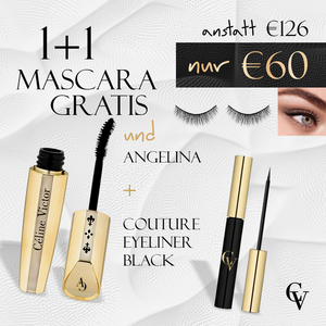 1 + 1 maskara + angelina + couture eyeliner crni